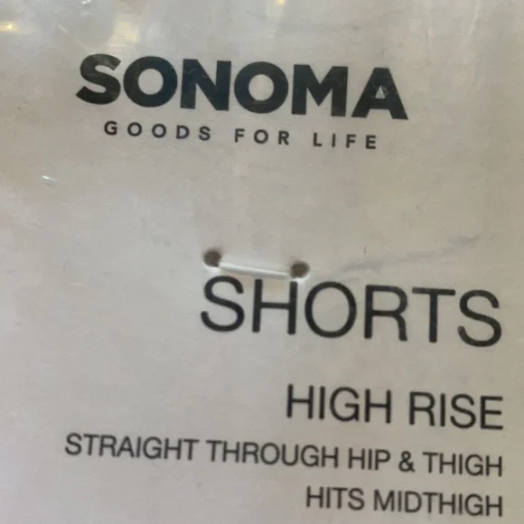 Sale Plus Size Women’s Ladies SONOMA Antique Berry High-Waisted Denim Jean Short - Picture 4 of 5